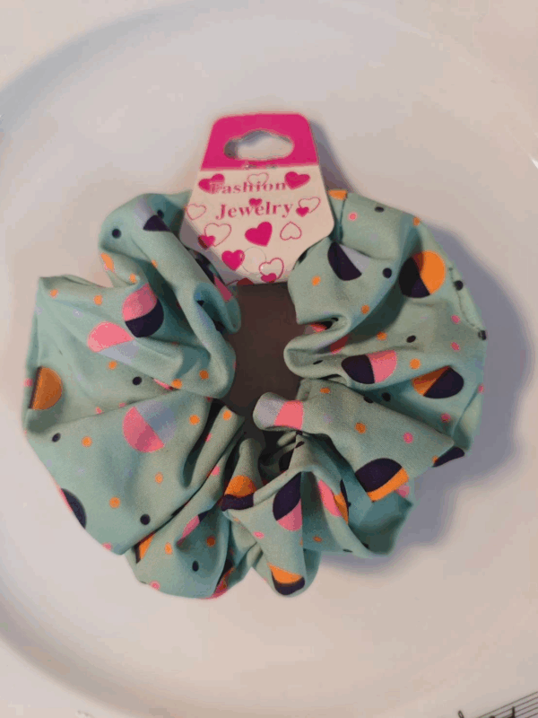 13 Blue dot hair bands